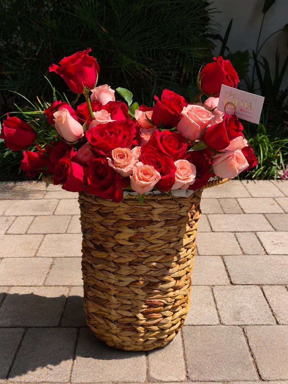 Blush & Scarlet Basket
