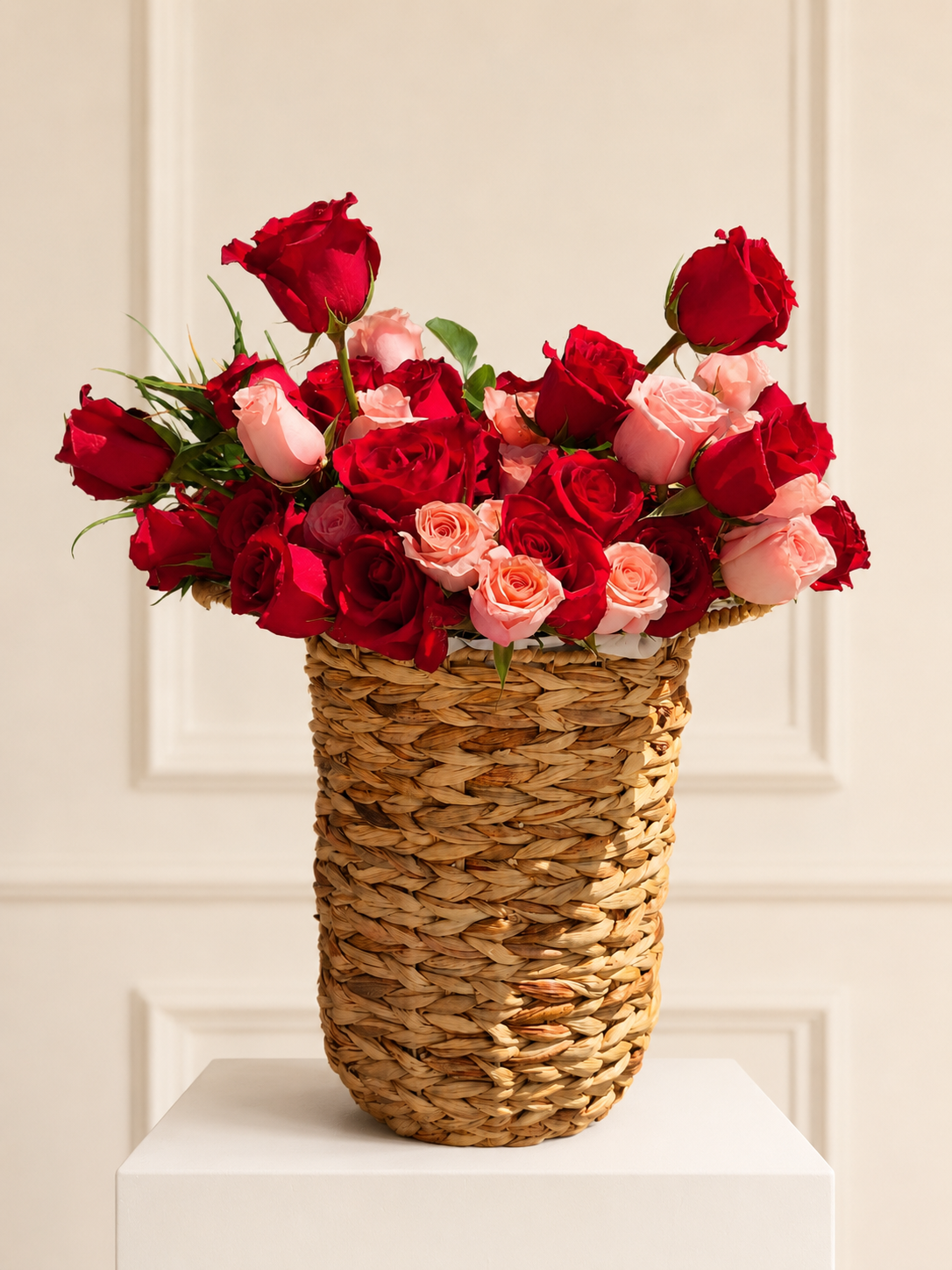 Blush & Scarlet Basket