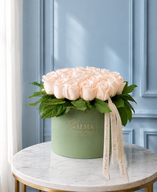 Blush Rose Hat Box