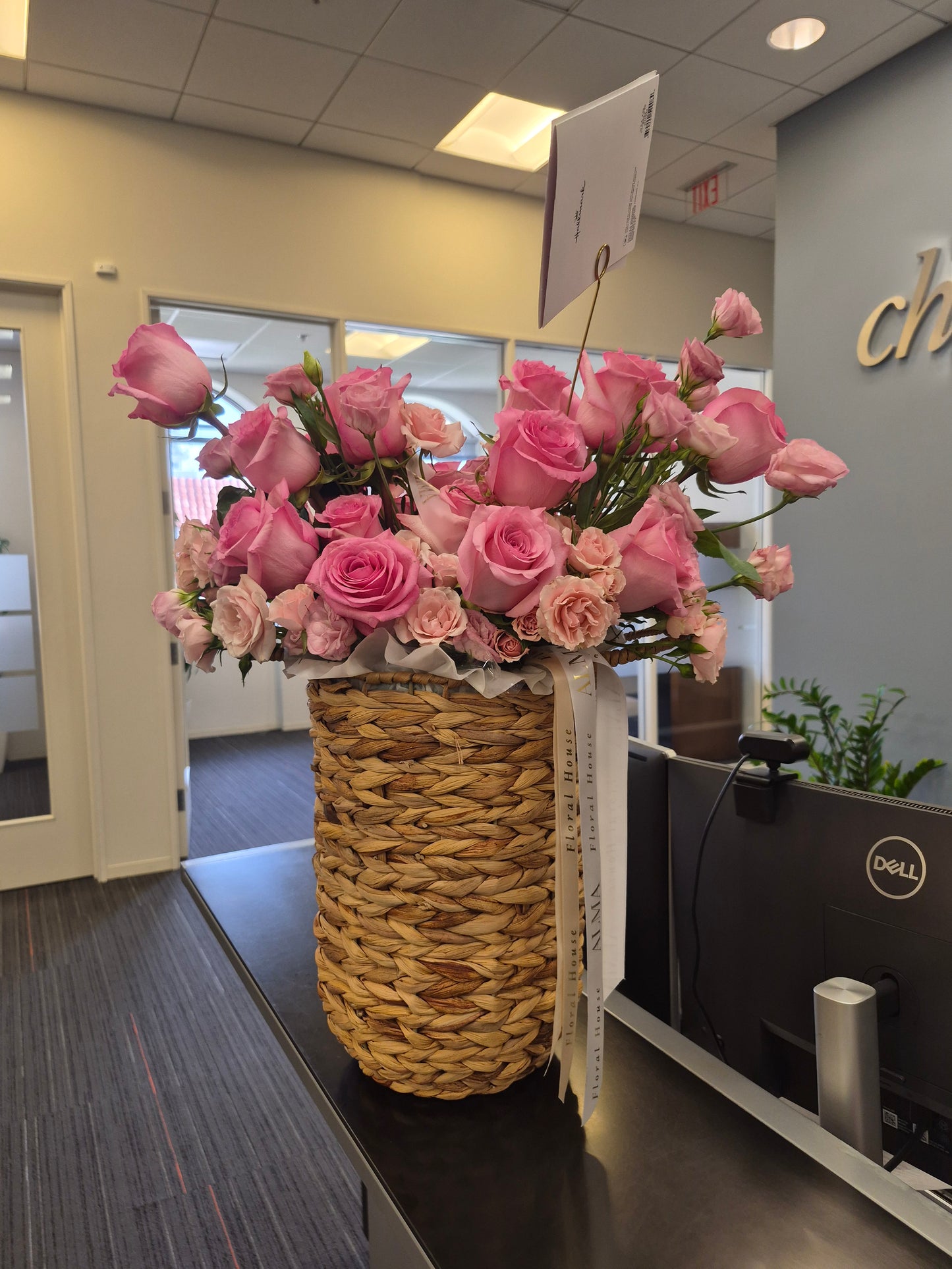 Pink Garden Basket